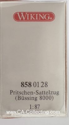 Foto 2 : WIKING 8580128 - PRITSCHEN-SATTELZUG BÜSSING 8000 -...