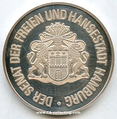 Photo 2 : HAMBURG. Senatsmedaille zur Diamantenen Hochzeit (2. Form...