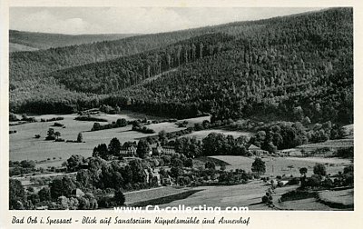 BAD ORB IM SPESSART - BLICK AUF SANATORIUM...