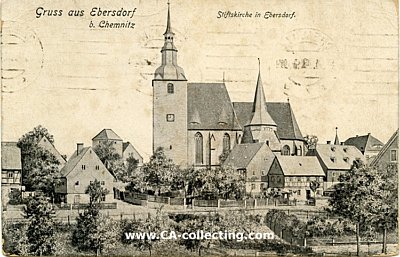 EBERSDORF BEI CHEMNITZ- GRUSS AUS - STIFTSKIRCHE IN...