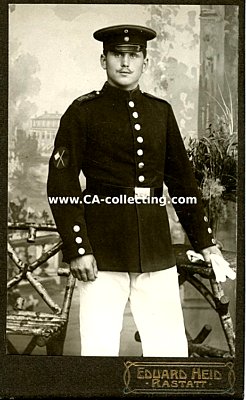 KABINETTPHOTO 10x6cm: Soldat aus dem Infanterie-Regiment...