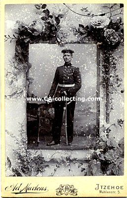 KABINETTPHOTO 16,5x10,5cm: Soldat aus dem...