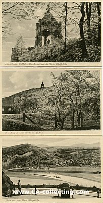 PORTA WESTFALICA. 4 Photopostkarten 1920/30er-Jahre:...