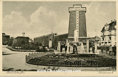 BAD SALZUFLEN - GRADIERWERK. Photopostkarte...