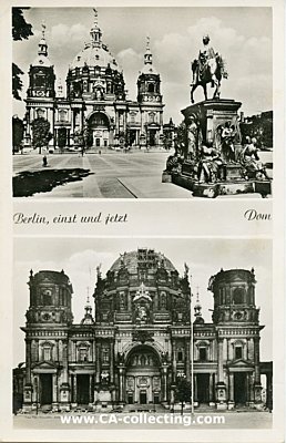 BERLIN - DOM. Photopostkarte 1920/30er-Jahre. Verlag:...