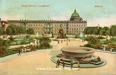 BERLIN - KÖNIGLICHES SCHLOSS - LUSTGARTEN....