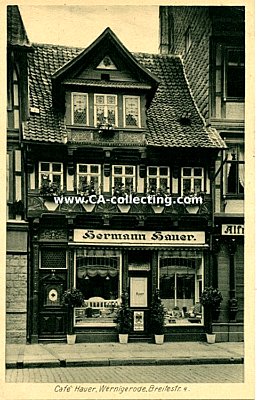 WERNIGERODE - BREITE STRASSE . CAFÉ HAUER....