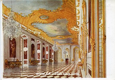 POTSDAM - NEUES PALAIS - JASPIS-GALERIE. Farbpostkarte...