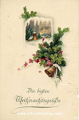 WEIHNACHTS-POSTKARTE 'Fröhliche Weihnachten!'...