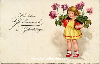 GEBURTSTAGS-POSTKARTE 'Herzlichen Glückwunsch zum...