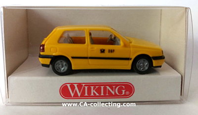 WIKING 04901 - POSTDIENST VW-GOLF. In Original...