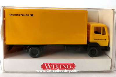 WIKING 5520325 - POST AG KOFFER-LKW MB 814. In Original...