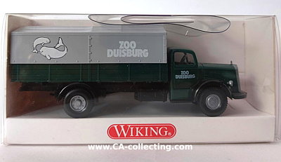 WIKING 8590124 - PRITSCHEN LKW MB L 6600 - ZOO DUISBURG....