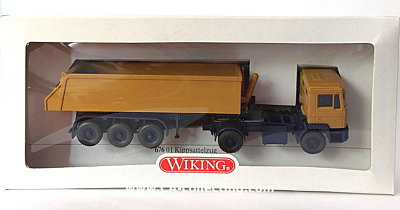 WIKING 67601 - KIPPSATTELZUG. In Original Verpackung....