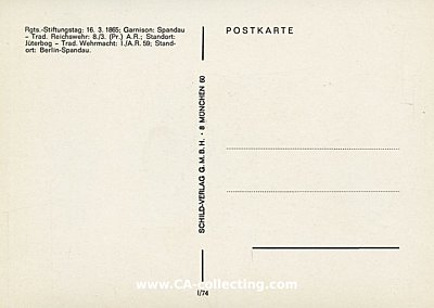 Photo 2 : FARB-POSTKARTE Fahne des...