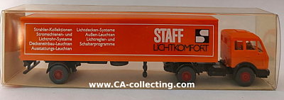 WIKING 24547 - MB 1619 SATTELZUG - STAFF LICHTKOMFORT. In...