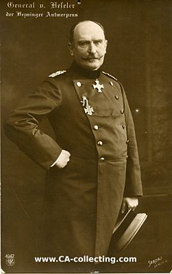 PHOTO-PORTRÄTPOSTKARTE 'General von Beseler der...