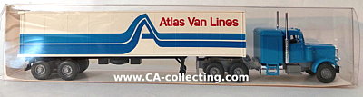 WIKING 52729 - 40 FT-CONTAINER SATTELZUG PETERBILT- ATLAS...