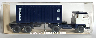 WIKING 22526 - SCANIA 2 FT CONTAINER SATTELZUG - ICL. In...