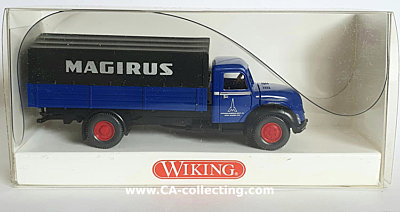 WIKING 8550636 - MAGIRUS MERCUR PRITSCHEN-LKW. In...