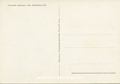 Foto 2 : FARB-POSTKARTE 1960/70er-Jahre: 'Preussiske uniformer...