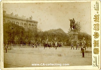 GROSSFORMATIGES PHOTO 18x24cm um 1910: Kaiser Wilhelm II....