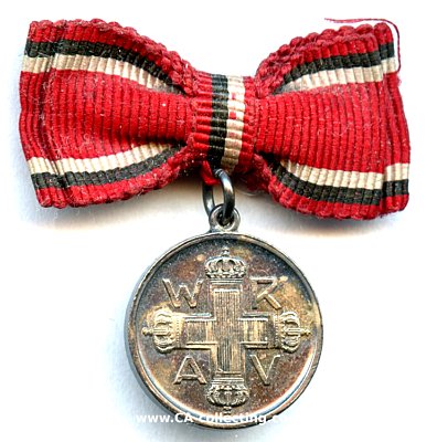 ROTE KREUZ-MEDAILLE 3.KLASSE 1898. Miniatur 15,5 mm...