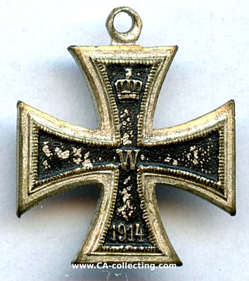 EISERNES KREUZ 2.KLASSE 1914. Lackierte Miniatur 16mm...