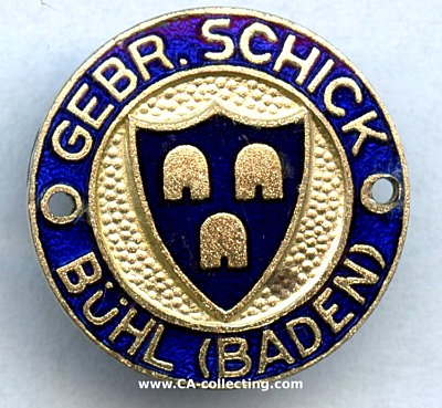 GEBRÜDER SCHICK (Skifabrik) Bühl. Kleine...