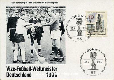 SONDER-POSTKARTE 'VIZE-FUßBALL-WELTMEISTER...