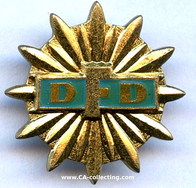 DEMOKRATISCHER FRAUENBUND DEUTSCHLANDS (DFD). Goldene...