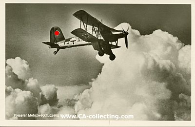 PHOTO-POSTKARTE 'Fieseler Mehrzweckflugzeug Fi 167'....