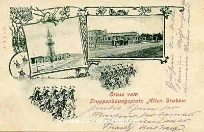 POSTKARTE 'Gruss vom Truppenübungsplatz...