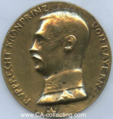 GROSSE BRONZEMEDAILLE 1915 auf Albrecht Kronprinz von...