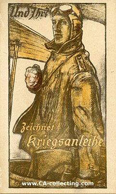 KÜNSTLER-POSTKARTE 'Und Ihr? Zeichnet Kriegsanleihe'...