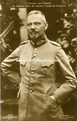 PHOTOPOSTKARTE 'General von Linsingen der siegreiche...