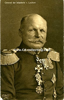 PHOTO-PORTRÄTPOSTKARTE 'General der Infanterie von...