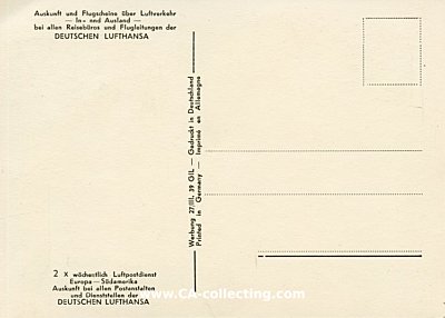 Foto 2 : PHOTOPOSTKARTE 'Deutsche Lufthansa -...