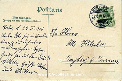 Photo 2 : FARB-POSTKARTE 'Lieb Vaterland magst ruhig sein..,'. 1910...