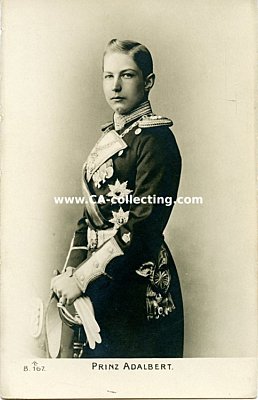 PHOTO-PORTRÄTPOSTKARTE 'Prinz Adalbert von...