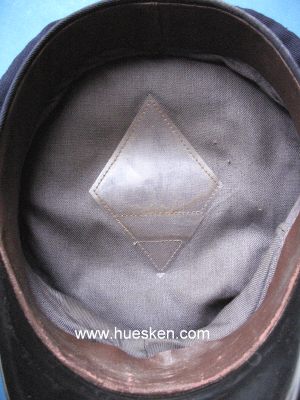 Foto 9 : DUNKELBLAUE REICHSBAHN-SCHIRMMÜTZE + DIENSTUNIFORM...