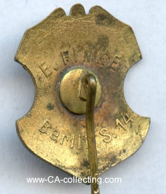 Foto 2 : ABZEICHEN 'F.G.d.E.W.v.B.u.A. gegr. 1893'. Goldbronze....