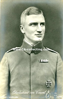 SANKE-PORTRÄT-POSTKARTE NR. 424 'Oberleutnant von...