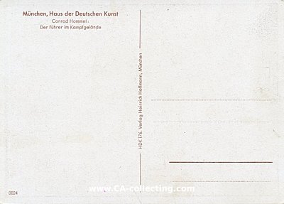 Photo 2 : PK-KÜNSTLER-POSTKARTE CONRAD HOMMEL 'Der Führer...