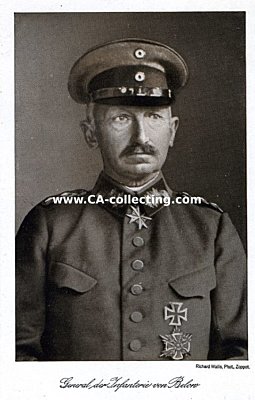 PHOTO-PORTRÄTPOSTKARTE 'General der Infanterie von...