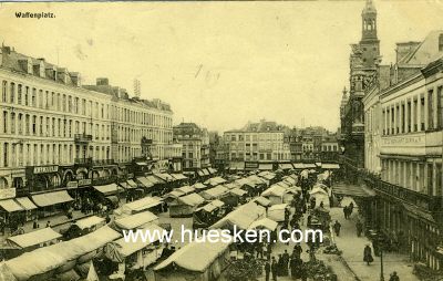 PHOTO-POSTKARTE 'Waffenplatz'. Verlag Franz Leuwer,...