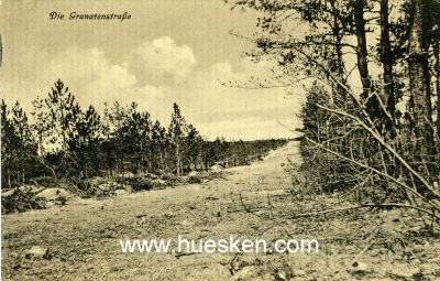 PHOTO-POSTKARTE 'Die Granatenstraße'. Verlag...