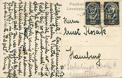 Foto 2 : FARB-POSTKARTE 'Weltkrieg 1914-1916: K.u.K. Inft.-Regt....