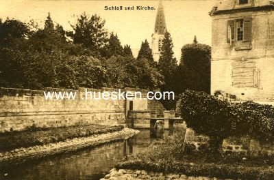 PHOTO-POSTKARTE 'Schloß und Kirche'. Verlag...