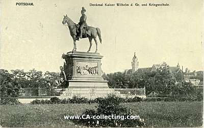 BERLIN - DENKMAL KAISER WILHELM DER GROßE UND...